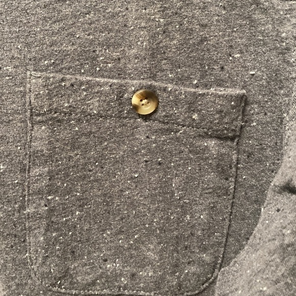 Vans  off the wall Medium men tshirt front pocket space gray short sleeves - Picture 2 of 8